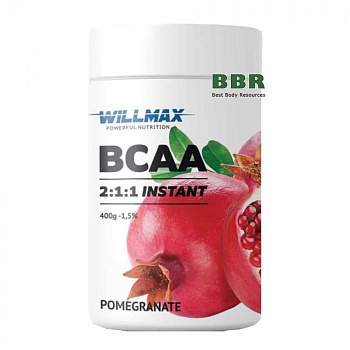 BCAA 2:1:1 Instant 400g, Willmax