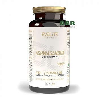 Ashwagandha 100 Caps, Evolite
