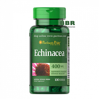 Echinacea 400mg 100 Caps, Puritans Pride