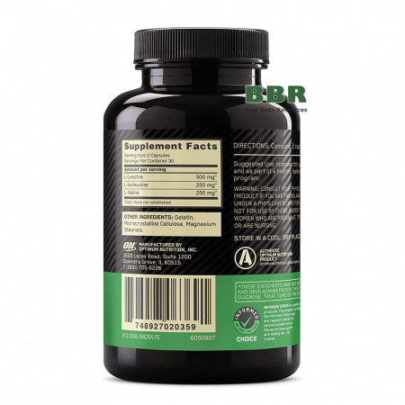 BCAA 1000 60 Caps, Optimum Nutrition