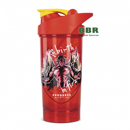 Шейкер Shieldmixer Rebirth in Fire 700ml, Progress Nutrition