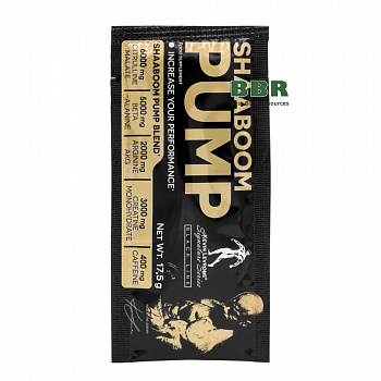 SHAABOOM Pump 2 Servings 17.5g, Kevin Levrone