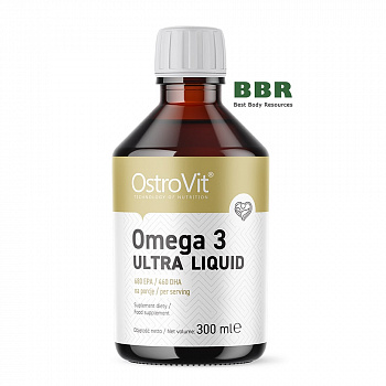 Omega 3 Ultra Liquid 300ml, OstroVit
