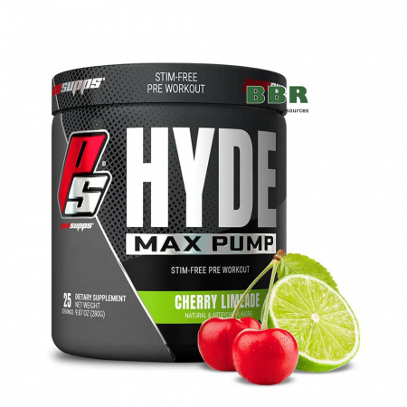 Hyde Max Pump Pre Workout 25 Servings, Pro Supps