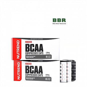 BCAA Compressed 1100mg 120 Caps, NUTREND