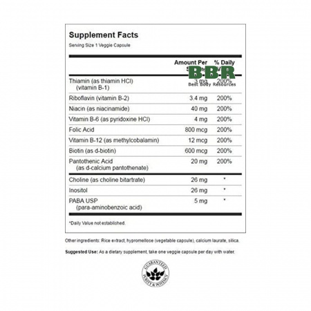 Balance B-200 Complex 100 Veg Caps, Swanson