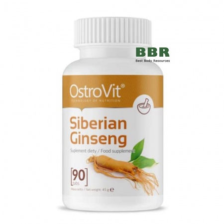 Siberian Ginseng 90 Tabs, OstroVit Siberian Ginseng 90 Tabs, OstroVit