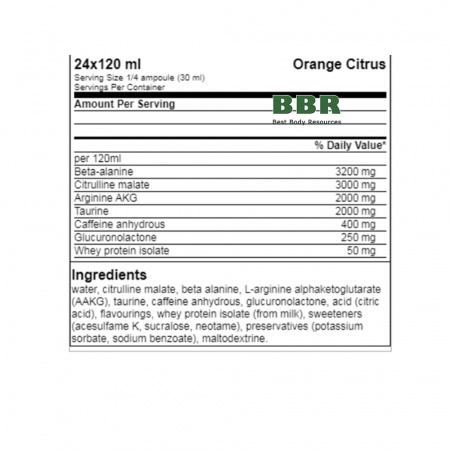 SHAABOOM Pump Shot 120ml, Kevin Levrone