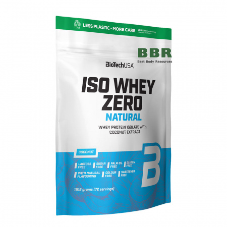 Natural Iso Whey Zero 1816g bag, BioTechUSA