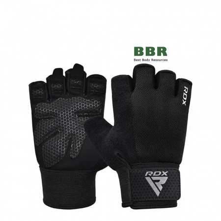 Перчатки для фитнеса W1 Half Black, RDX