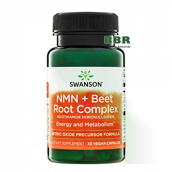NMN plus Beet Root Complex 30 Veg Caps, Swanson