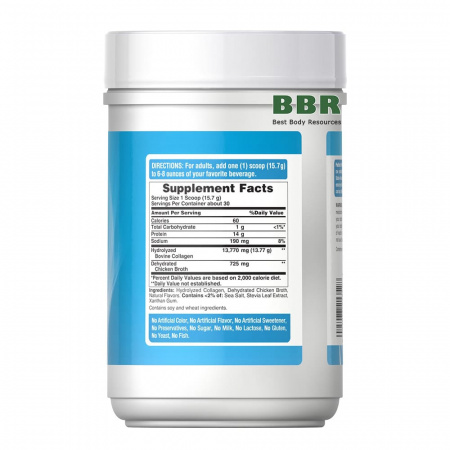 Bone Broth Collagen Powder 471g, Puritans Pride