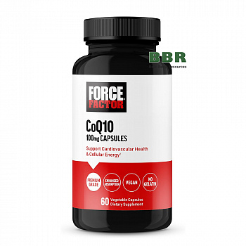 CoQ10 100mg 60 Veg Caps, Force Factor