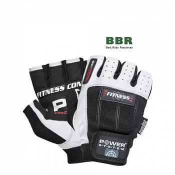 Перчатки для фитнеса PS-2300 Black/White, Power System