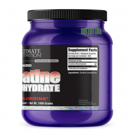 Creatine Monohydrate 1000g, Ultimate Nutrition Creatine Monohydrate 1000g, Ultimate Nutrition