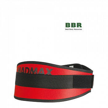 Пояс неопреновый для тяжелой атлетики MFB-421 Simply the Best Red, MadMax