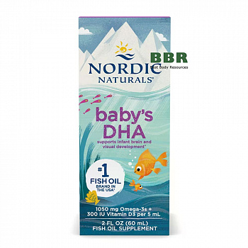 Liquid Babys DHA 60ml, Nordic Naturals