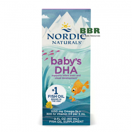 Liquid Babys DHA 60ml, Nordic Naturals