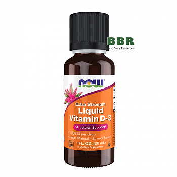 Liquid Vitamin D3 30ml, NOW Foods