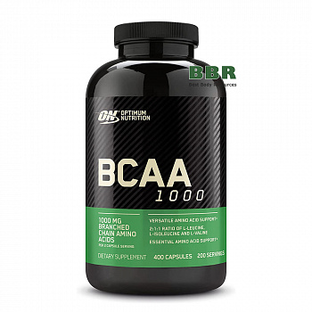 BCAA 1000 400 Caps, Optimum Nutrition