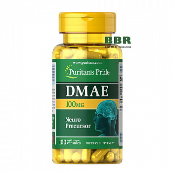DMAE 100mg 100 Caps, Puritans Pride