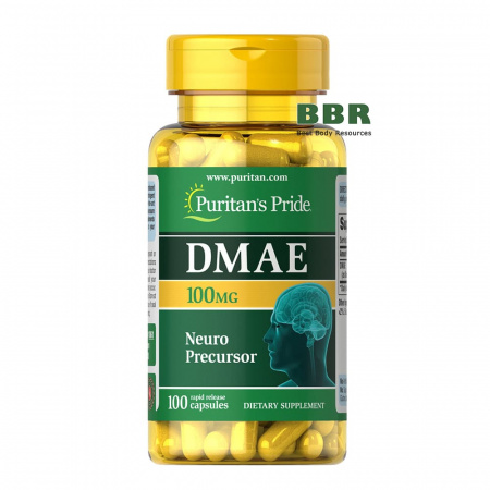 DMAE 100mg 100 Caps, Puritans Pride