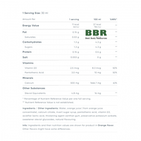 Liquid Calcium 1000ml, ENERGYBODY