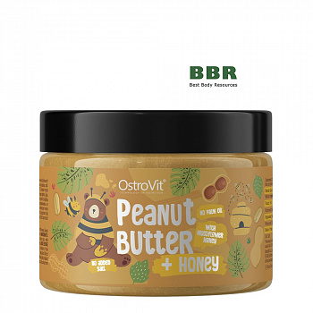 Peanut Butter + Honey 500g, OstroVit