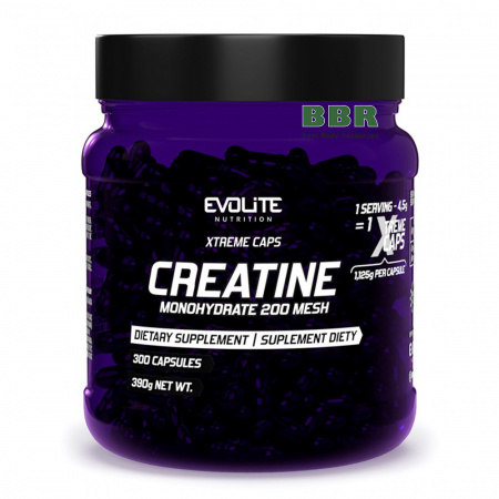 Creatine Monohydrate 300 Caps, Evolite