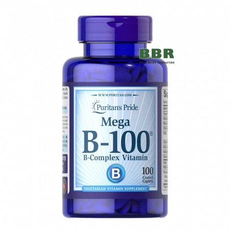 Vitamin B-100 Complex 100 Tabs, Puritans Pride