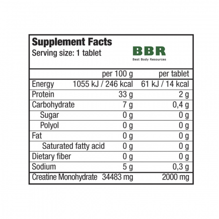 Creatine Zero Effervescent 2000mg 16 Tabs, BioTechUSA Creatine Zero Effervescent 2000mg 16 Tabs, BioTechUSA