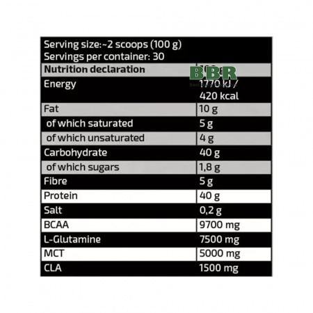 Gold Oat Meal 2.5kg, Kevin Levrone