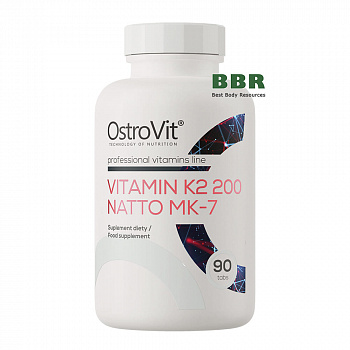 Vitamin K2 200 NATTO MK-7 90 Tabs, OstroVit