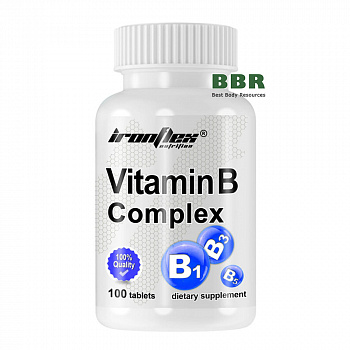 Vitamin B Complex 100 Tabs, IronFlex