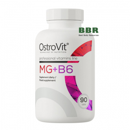 Vitamin Mg + B6 90 Tabs, OstroVit Vitamin Mg + B6 90 Tabs, OstroVit