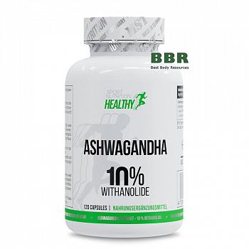 Healthy Ashwagandha 10% Withanolide 120 Caps, MST