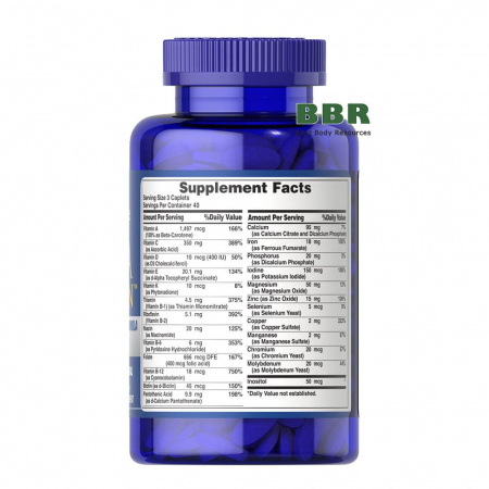 Mega Vita-Min Multivitamins for Teens 120 Tabs, Puritans Pride