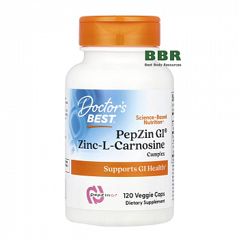 PepZin Zinc-L-Carnosine 120 Veg Caps, Doctors Best