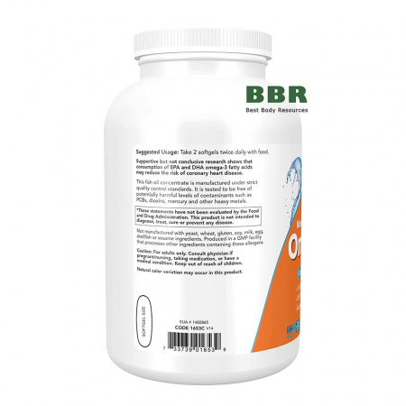 Omega 3 500 Softgels, NOW Foods