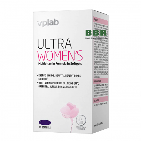 Ultra Women Multivitamin 90 Softgels, VP Labs