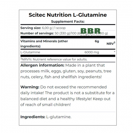 L-Glutamine 300g, Scitec Nutrition
