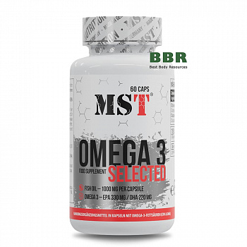 Omega 3 Selected 550mg EPA DHA 60 Caps, MST