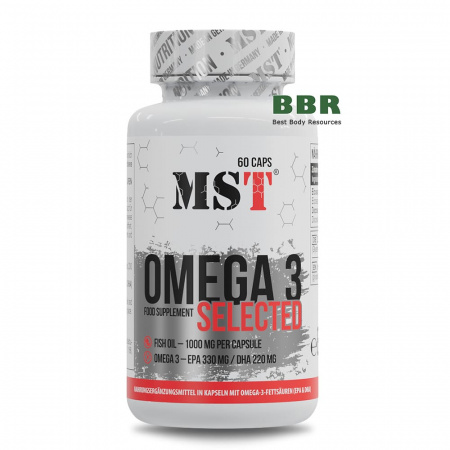 Omega 3 Selected 550mg EPA DHA 60 Caps, MST