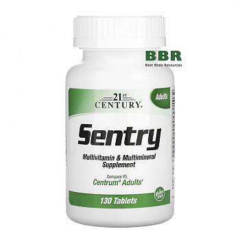 Sentry Multivitamin & Multimineral 130tab, 21st Century