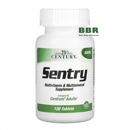 Sentry Multivitamin & Multimineral 130tab, 21st Century