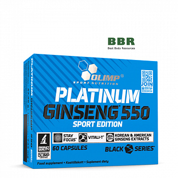 Platinum Ginseng 550 Sport Edition 60 Caps, Olimp