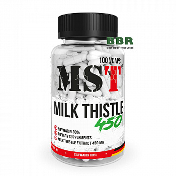 Milk Thistle 450 80% Silymarin 100 Caps, MST