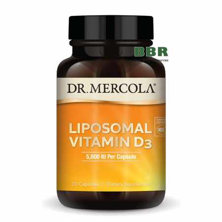 Liposomal Vitamin D3 5000iu 30 Caps, Dr. Mercola