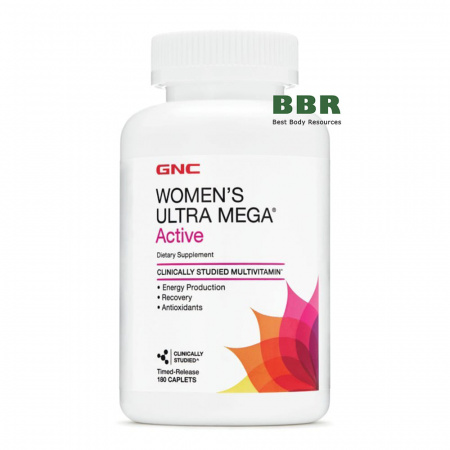 Womens Ultra Mega Active 180caps, GNC