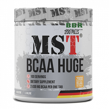 BCAA Huge 200 Tabs, MST